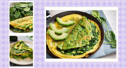 ¿Qué cenar para acelerar el metabolismo? Lógralo con la tortilla de espinacas y aguacate