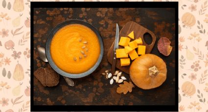 Receta de otoño: Disfruta un plato caliente de la sopa de calabaza y jengibre