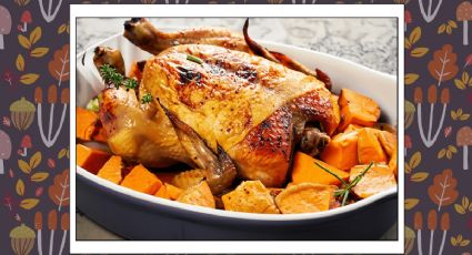 Receta de otoño: Prepara el pollo asado al horno con batatas y manzanas para una cena deliciosa