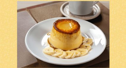 Postre sin horno: Prepara este flan de plátano cremoso y con solo 6 ingredientes