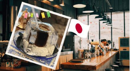 Conoce el restaurante japonés que te sirve un café en una cubo de hielo