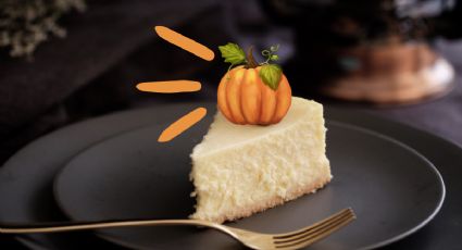 ¡Se acerca el otoño! Recibe la temporada con una tarta de queso de calabaza