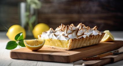 Tarta de limón, la preparación indispensable para la hora del postre