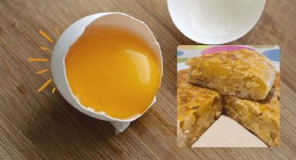 Está es la cantidad exacta de huevo que debes usar para hacer una tortilla de patatas jugosa