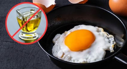 El truco para hacer huevos fritos SIN ACEITE y evitar el colesterol