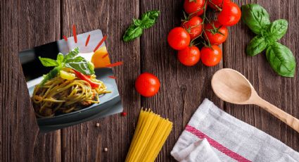 Dieta mediterránea: Pasta con verduras al aceite de oliva, finas hierbas y limón