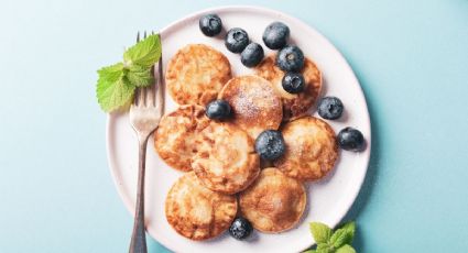 Desayuna estas mini tortitas rellenas de plátano para tener energía todo el día