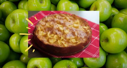 Haz esta tarta de manzana con solo 10 cucharadas de harina