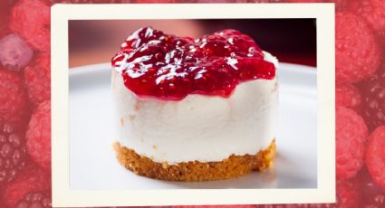 ¡En 5 minutos! La mejor receta de cheesecake saludable con frutos rojos