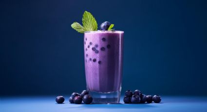 El smoothie saludable para perder peso que sabe a muffins de arándanos