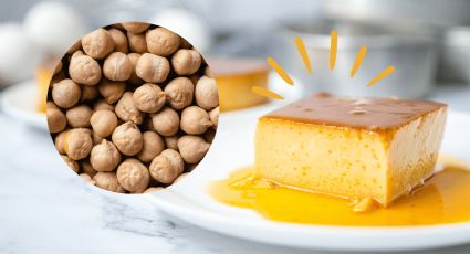 El paso a paso para hacer un flan casero con garbanzos cocidos