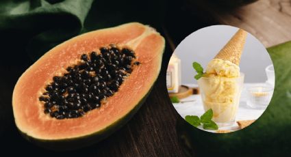 Refresca tus días con un sorbete casero de papaya