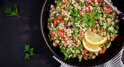 Ensalada fría: Cuscús con tomates y aceitunas, perfecto para la cena