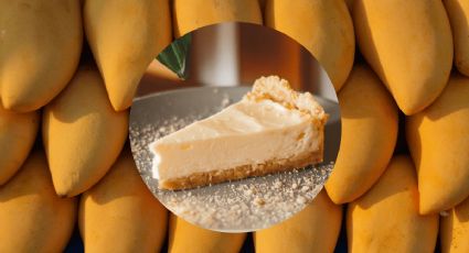 La receta fácil sin horno para hacer un cheesecake de mango