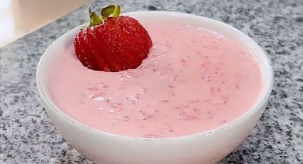 ¿Arroz con leche rosa? Dale un giro a este postre añadiendo un sabor frutal