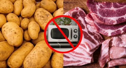 ¡Ni lo intentes! La razón por la que no hay calentar las patatas o la carne en el microondas