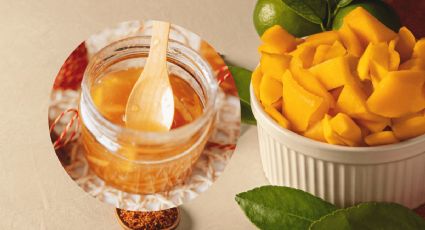 El chutney de mango, la salsa casera básica de la comida tradicional de la India