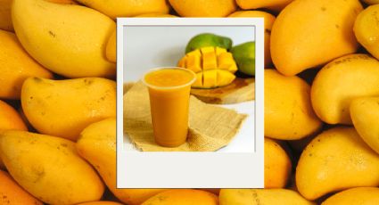 El postre frío de mousse de mango con solo 3 ingredientes de cocina