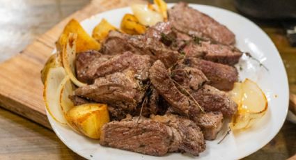 Ternera con patatas, una receta económica y fácil de preparar a la hora de la comida