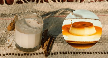 ¿Te sobró horchata? Aprovéchala para hacer un flan casero y cremoso