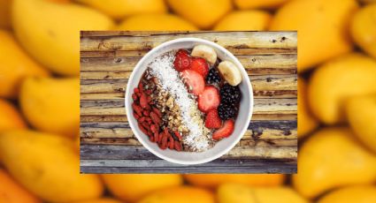 Smoothie bowl de mango, una receta súper cargada de vitaminas en el cuerpo