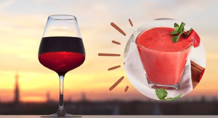 Bebida de verano: Refrescante con un granizado de frutos rojos y vino tinto el finde