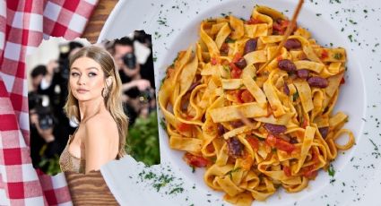 Conoce la receta de la pasta al vodka favorita de la modelo Gigi Hadid