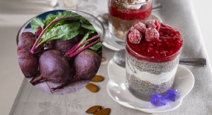 Chía pudding de remolacha y frutos del bosque, el postre saludable y frío para el verano