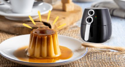 El paso a paso para hacer un flan de huevo en air fryer en pocos minutos