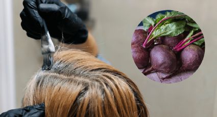 Aprovecha los restantes de remolacha para crear un tinte natural y cubrir las canas