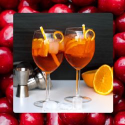 Bebida de verano: Prepara la versión de cereza del aperol spritz