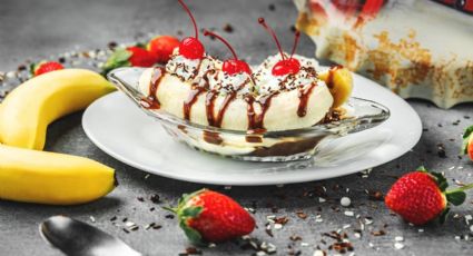 ¡Adiós al calor! aprende a preparar un clásico banana split desde tu cocina