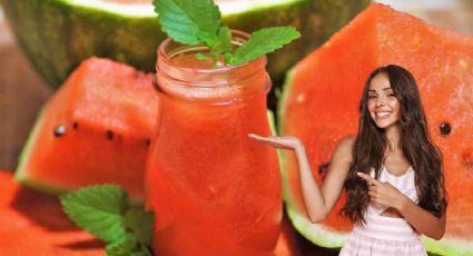 Refresco de sandía casero para refrescarse durante la ola de calor