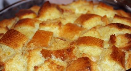 Disfruta de un postre único con esta torta de pan sencilla de hacer