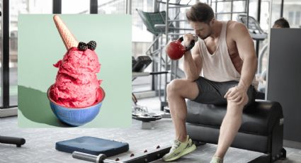 Helado de proteína ideal para después de entrenar durante el verano