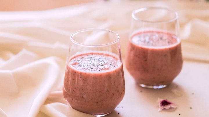 Olvídate del frio con esta cremosa bebida caliente sabor frambuesa