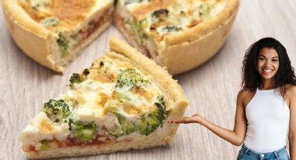 Quiche de espinacas y queso manchego ideal para disfrutar en familia